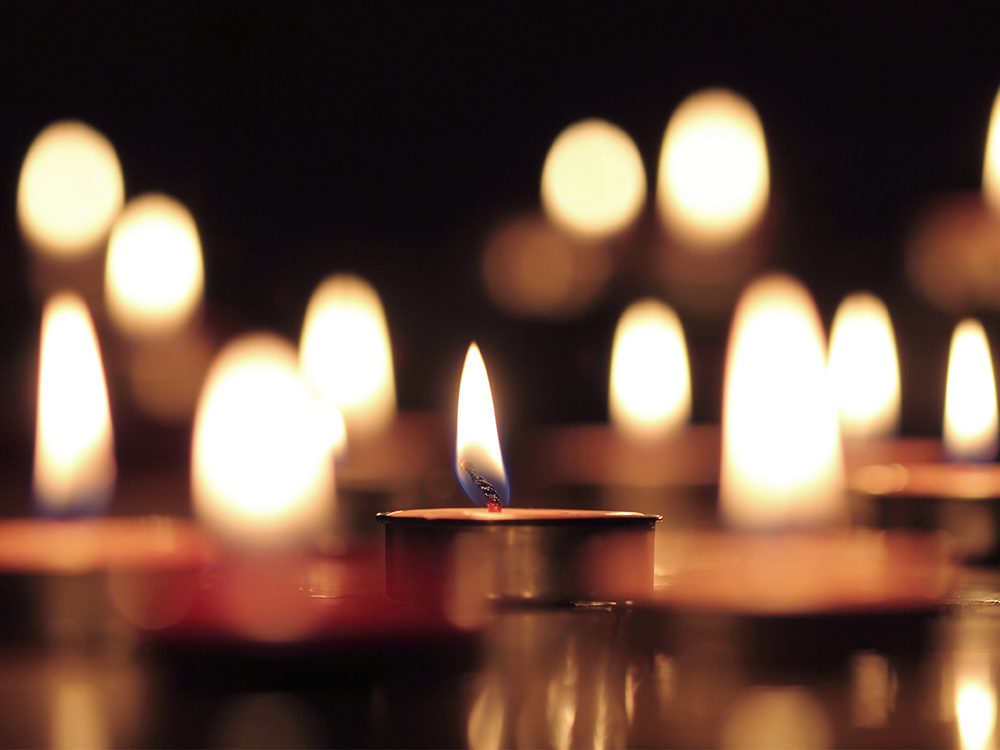 Velas conmemorativas